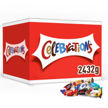 Celebrations Bulk Chocolate Bars Multipack Box 2.4kg– Assorted