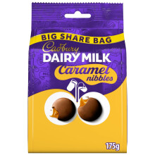 Cadbury Dairy Milk Caramel Nibbles, Milk Chocolate Filled with