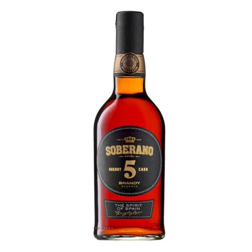 Soberano 5 Reserva - Spanish Brandy Reserva, 5 Year Aged Brandy in