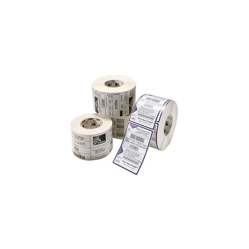 Zebra Label Paper 46X36mm Thermal Transfer Z-Perform 1000T Uncoated Permanent Adhesive 76Mm Core White 5715328131491