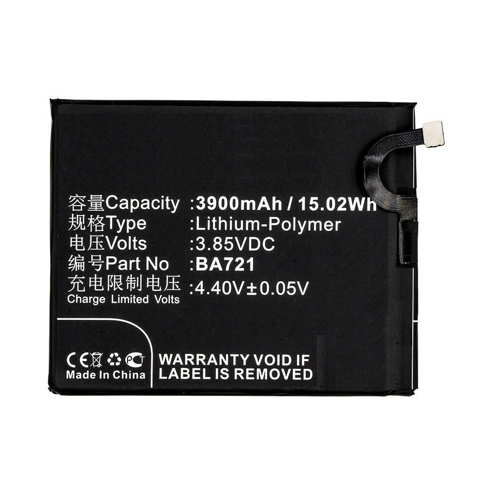 Coreparts Battery For Meilan Mobile 14.82Wh Li-Ion 3.8V 3900Mah Note 6 5706998688644