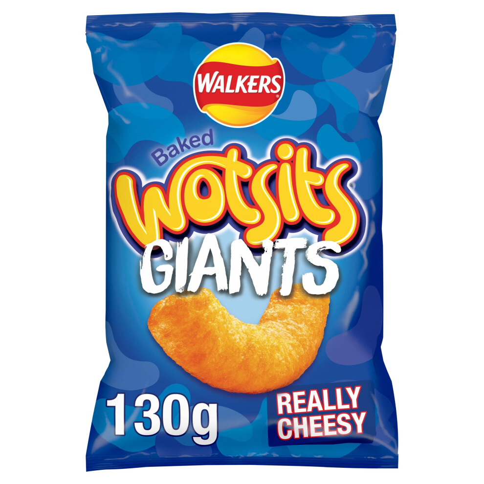 Walkers Wotsits Giants Really Cheesy Vegetarian Baked Snacks 130
