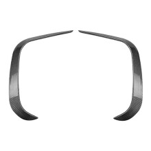 Car Front Bumper Lip Splitter Spoiler Fog Light Canard Trim for MK3 Rline 2024+ Carbon Fiber Pattern