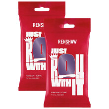 Renshaw Deep Purple Ready to Roll Icing 500g (Multipack 2X