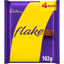 Cadbury Flake Chocolate Bar, The Crumbliest Flakiest Milk Chocolate,