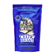 Light Grey Celtic Sea Salt - 454g Resealable Bag - Additive-Free,