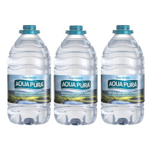 Aqua Pura Still Natural Mineral Water | 5L (Pack of 3) | Pure British | Groundwa
