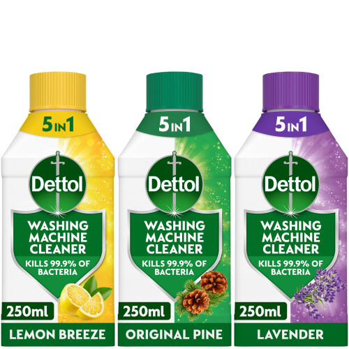 Dettol Dettol, Washing Machine Cleaner, Multipack, 750ml (250ml x 3pck)