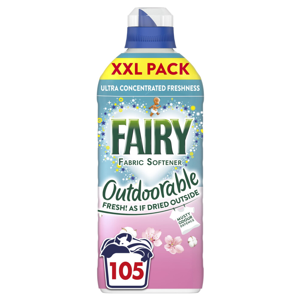 Fairy Outdoorable Fabric Softener, Cherry Blossom & Nordic Cotton, Ultra Concent
