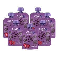 Ella's Kitchen First Taste Prunes 4+ Months, Pack of 7,