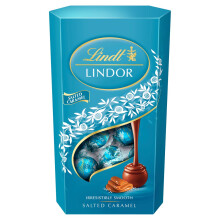 Lindt Lindor Salted Caramel Chocolate Truffles – 600g Box (Approx. 48
