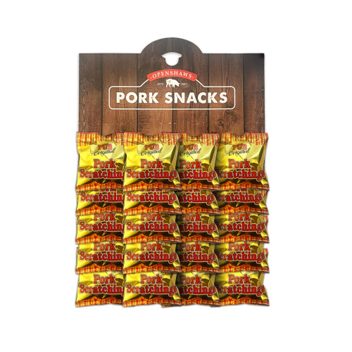 Pub Original - Salted Pork Scratchings - High Protein Snacks - Low