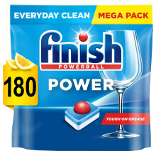 Finish Powerball All in 1 Max Lemon Dishwasher Mega Value 2x90