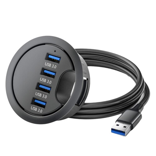 USB Hub Card Reader Computer USB Desktop Docking Station 3.0 Quad Port HUB Desktop Hub Splitter