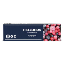 by Amazon 1 Litre Freezer Bags with Glide Closure, Pack of