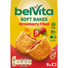 Belvita Breakfast Biscuits Soft Bakes Filled With Strawberry,