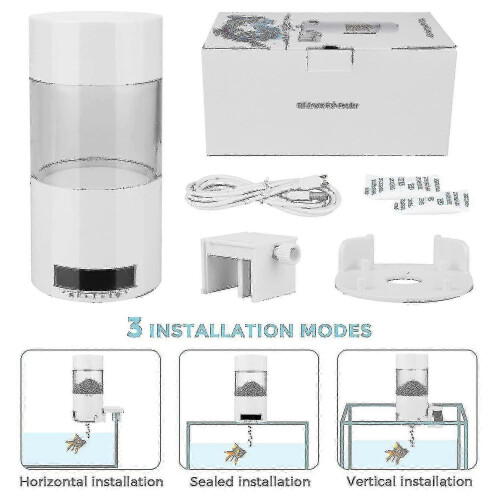 Automatic Fish Feeder Intelligent Timing Aquarium Large Capacity Food Dispenser
