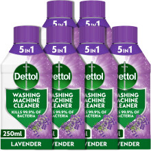 Dettol, Washing Machine Cleaner, Lavender, 1.5L (250ml x 6pck)