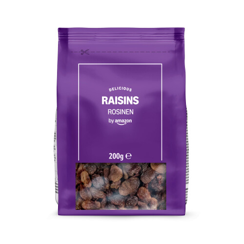 by Amazon Raisins, 200 g, Resealable
