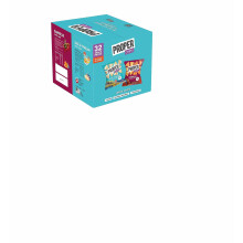 Proper Chips BBQ and Salt & Vinegar Mixed Case - Multipack Chip Box - Vegan - Na