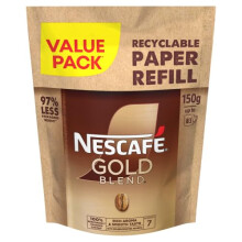NESCAFÉ Gold Blend Refill 150g | 5 Packs | 416 Cups | Rich and Smooth
