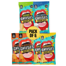 CHEESIES | Crunchy Snacking Cheese Keto Snack | Variety Pack | 100% Cheese | Sugar Free, Gluten Free, No Carb | High Protein and Vegetarian | Crunchy