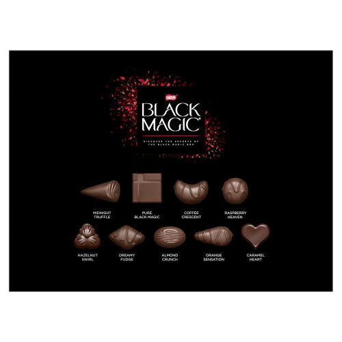 Nestle Black Magic Dark Chocolate Assortment Box, 174 g
