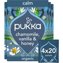 Pukka Herbs | Chamomile, Vanilla and Manuka Honey Organic Herbal Tea