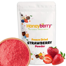 Freeze Dried Strawberry Powder 250g - Finely Milled Fruit Powder