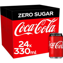 Coke Zero Fizzy Drinks 24 x 330ml