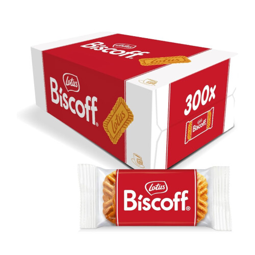Lotus Bischoff Individually Wrapped "Welcome" Caramelised Biscuits -