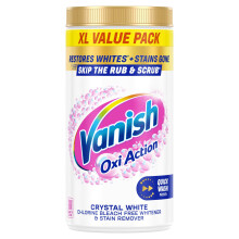 Vanish Gold Crystal White Stain Remover Powder, 1.9kg, Oxi Action for