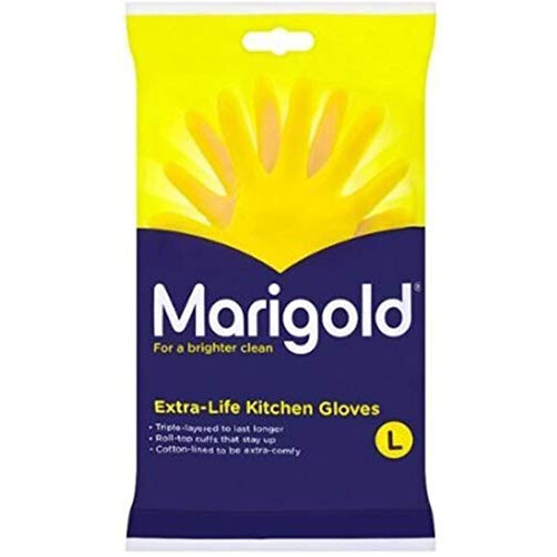 Marigold 3 x Extra Life Kitchen Gloves - 3 x