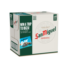 San Miguel Premium Lager Beer, 12x330ml bottle