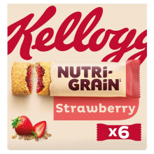 Kellogg's Nutri-Grain Strawberry Breakfast Bakes Cereal Bars 6x37g