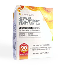 Youngevity Paquete Saludable para Llevar 2.0 - Incluye Multi-Vitaminas, Minerales, EFAs y Aminoácidos