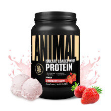 Animal Whey Isolate Eiwitpoeder - Voor Pre & Post Workout Spieropbouw en Herstel met Spijsverteringsenzymen - 25g Eiwit