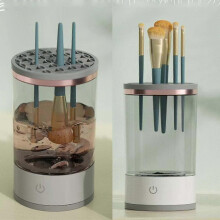 Electric Makeup Brush Cleaner, Cosmetic Brush Automatic Spinner Cleaning Tools with Drying Rack for All Size Makeup Brush
