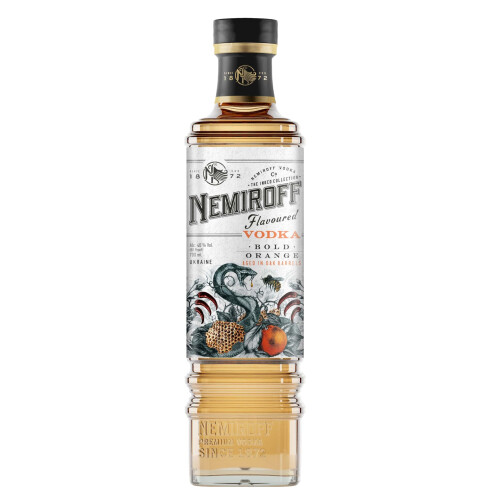 Nemiroff Bold Orange Flavoured Vodka 70cl | Award-Winning made from