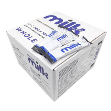 Lakeland UHT Whole Milk Sticks – 10ml (Pack of 240) | Long-Life Whole