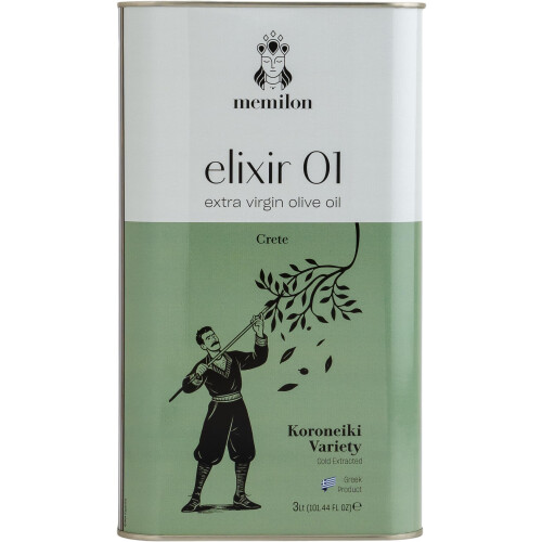 Memilon Elixir 01 – Greek Extra Virgin Olive Oil from Crete 3L | Low