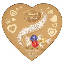 Lindt Lindor Assorted Heart Box Chocolate Truffles – 200g Box