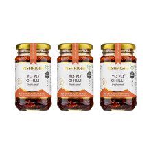 RishRight Yo Po Chilli Oil 160g x 3 | Great Taste Award |
