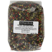 JustIngredients 5 Pepper Mix 250g, Premium Whole Mixed Peppercorns