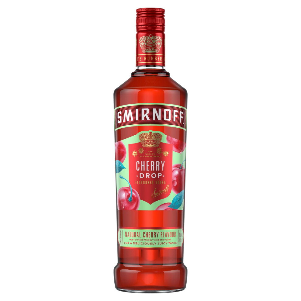 Smirnoff Cherry Drop Flavoured Vodka, 70Cl