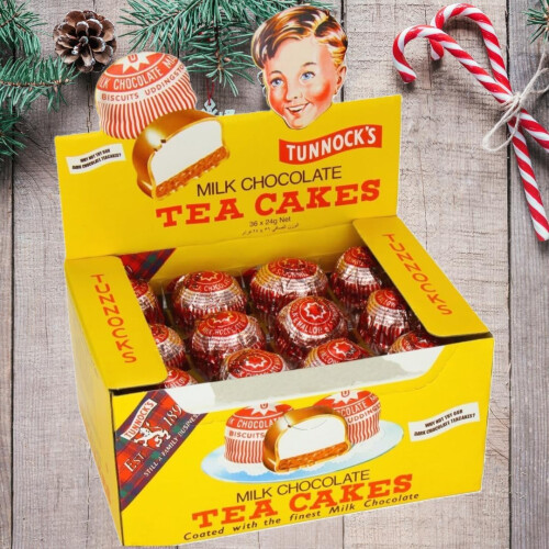CD Tea Cake Milk Chocolate Biscuits, 36 x 24g Full box, the Gift