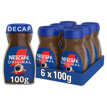 NESCAFÉ Original Decaf Instant Coffee 100g, Rich Aroma, Full & Bold