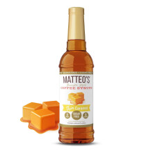 Matteo's Barista Style Sugar Free Coffee Syrup - Caramel - Zero Calories, Keto Friendly Coffee Syrups & Flavors - Delicious Flavored Coffee Syrup - S