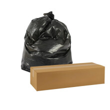 200 Recycled & Recyclable Black Bin Bags