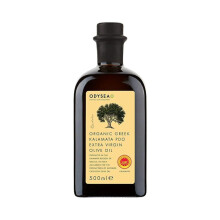 Odysea Organic Extra Virgin Olive Oil, PDO Kalamata EVOO, 500ml Glass